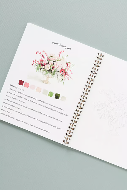 🖼️Suitable for beginners💕Watercolor painting book