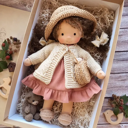 🎄Christmas 49%OFF!🔥The best gift for kids in winter 🎁 Handmade Waldorf Doll