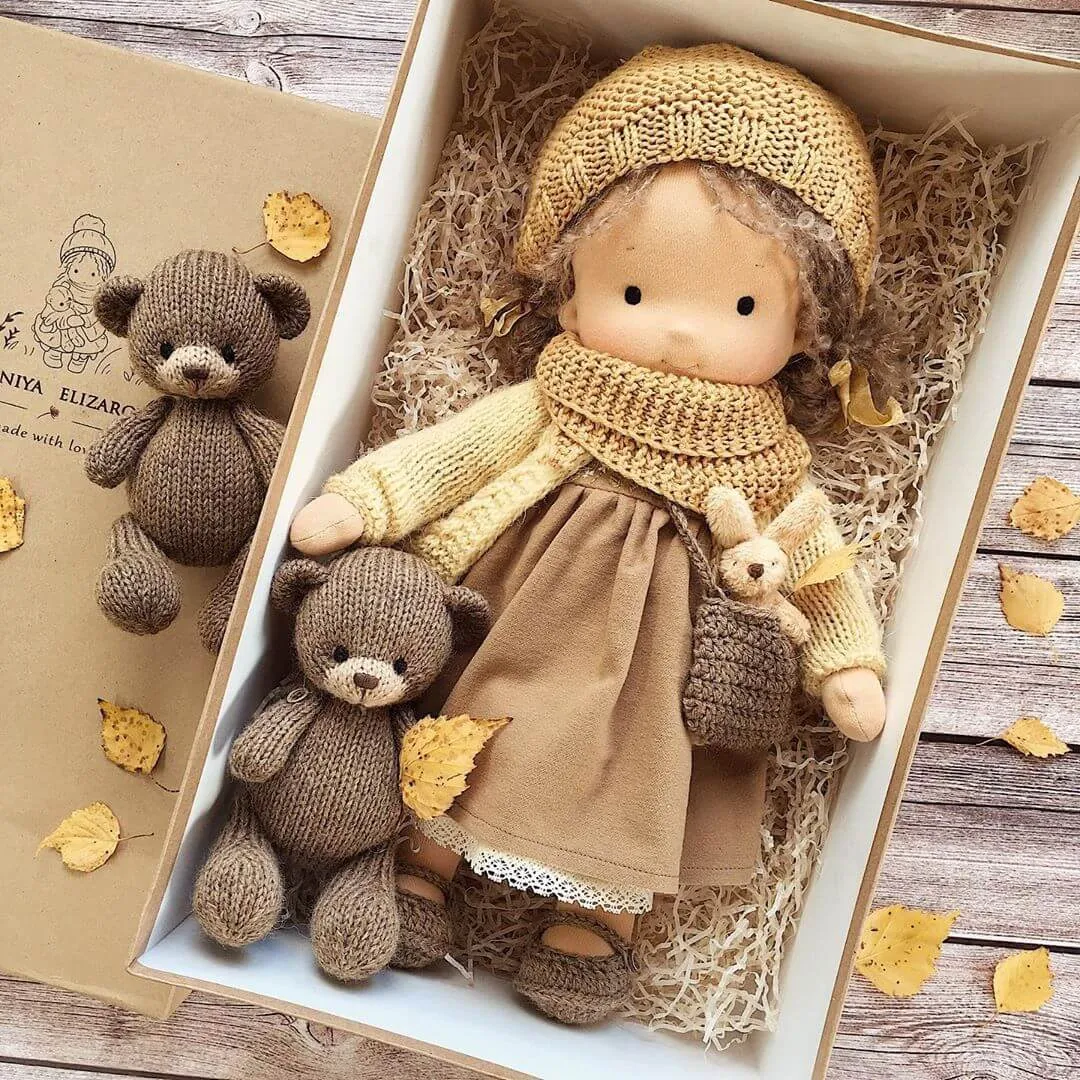 🎄Christmas 49%OFF!🔥The best gift for kids in winter 🎁 Handmade Waldorf Doll