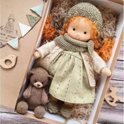 🎄Christmas 49%OFF!🔥The best gift for kids in winter 🎁 Handmade Waldorf Doll