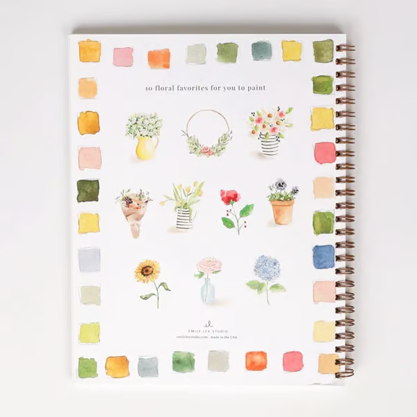 🖼️Suitable for beginners💕Watercolor painting book