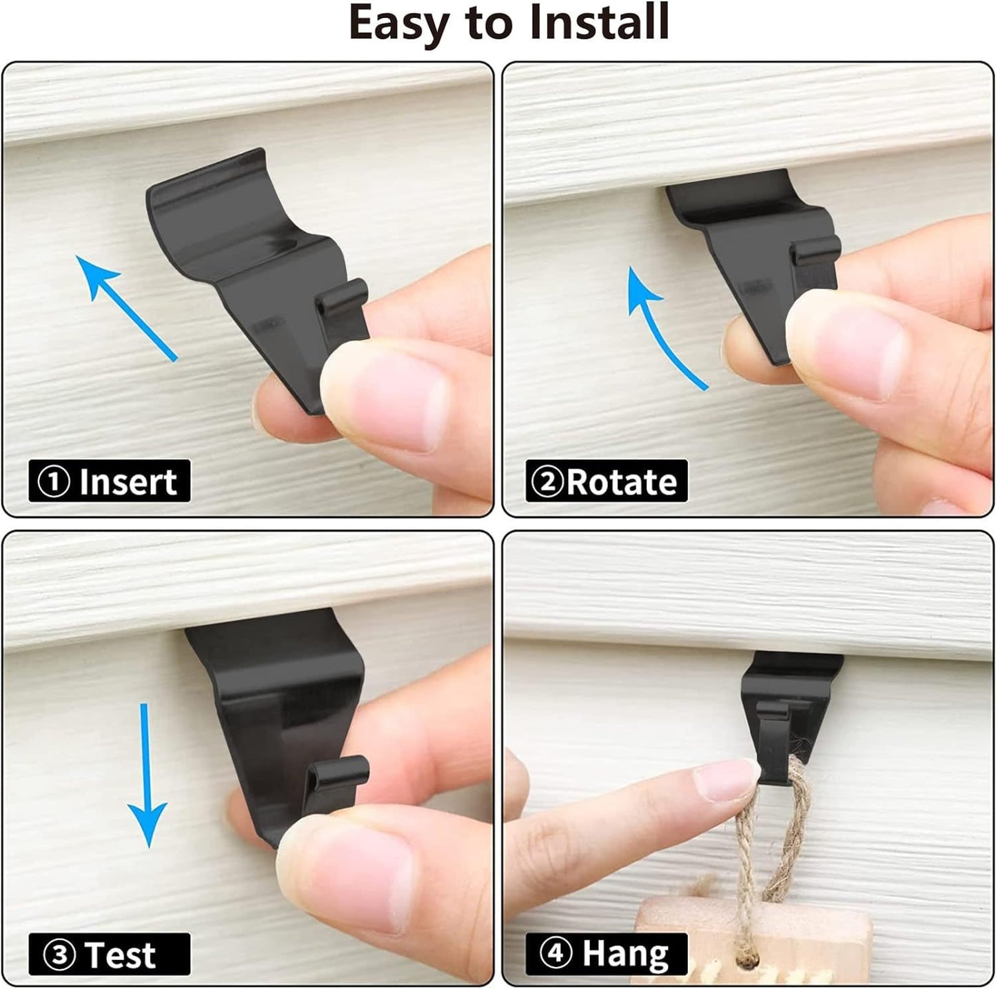 🏡Boost your space - 45% off ✨No-stick Invisible Vinyl Wall Hooks - Hang easily, tidy up your walls