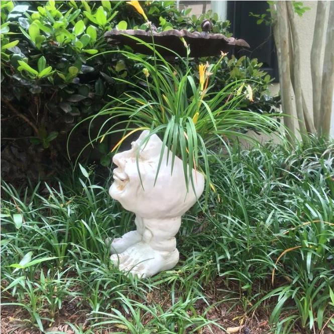 Mugglys Face Statue Planter - Happy New Year 49% OFF🎊