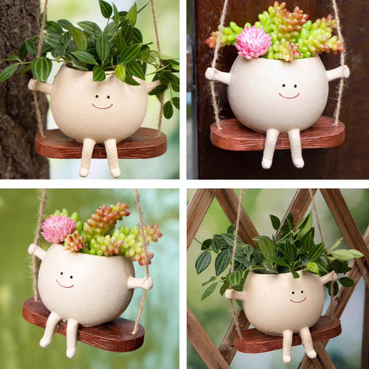 💐2025 New Year Sale 49% OFF🔥Smily Face Planter Pot☘️