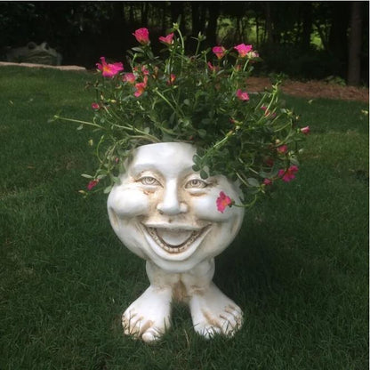 Mugglys Face Statue Planter - Happy New Year 49% OFF🎊