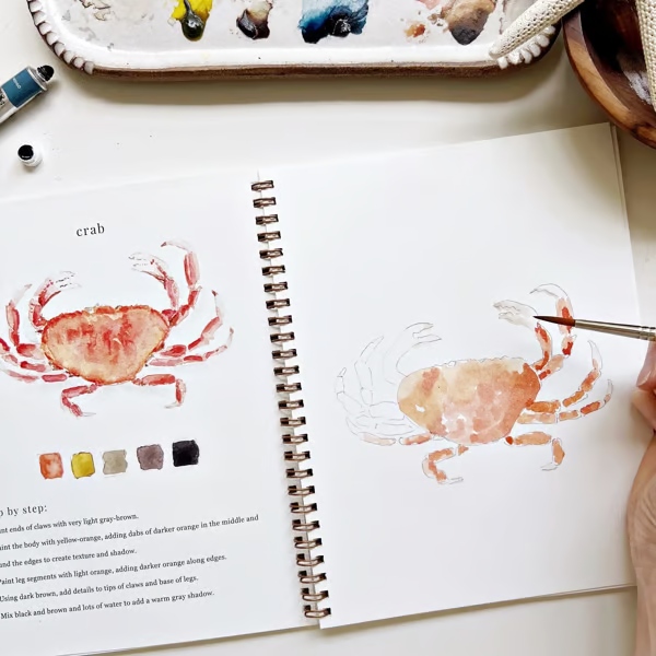 🖼️Suitable for beginners💕Watercolor painting book