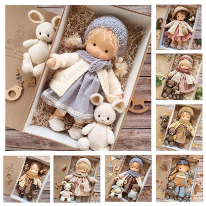 🎄Christmas 49%OFF!🔥The best gift for kids in winter 🎁 Handmade Waldorf Doll