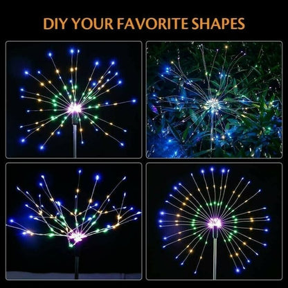 🔥LAST DAY 70% OFF🎁Waterproof Solar Garden Fireworks Lamp