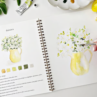 🖼️Suitable for beginners💕Watercolor painting book