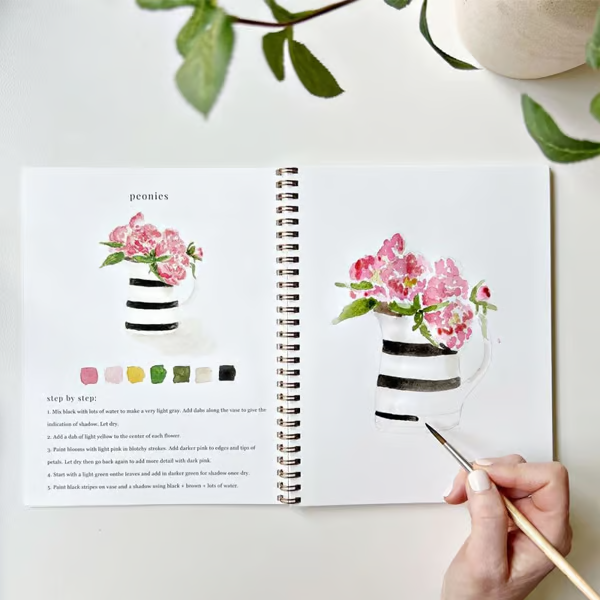 🖼️Suitable for beginners💕Watercolor painting book