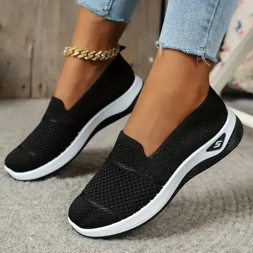 [Summer Trends 2025] Women's Breathable Knit Sneakers: Lightweight Comfort Every Step